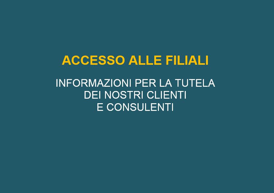 Accesso alle filiali